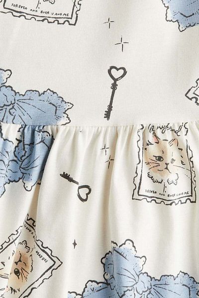 H&M Printed cotton dress