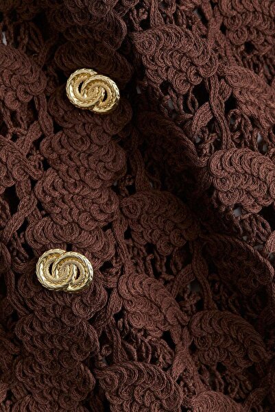 H&M Crochet-look Dress