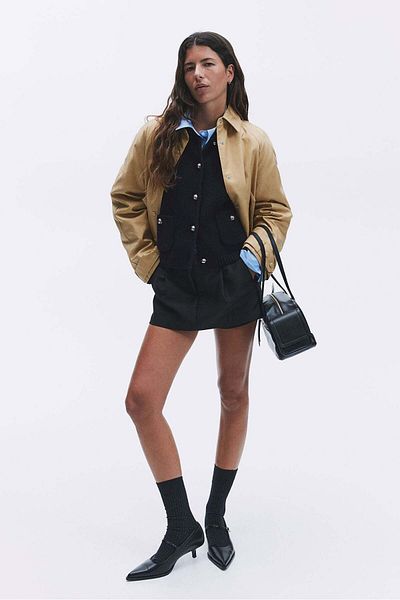 H&M Rib-knit wool cardigan