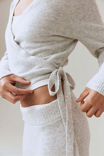 H&M Fine-knit wrap cardigan