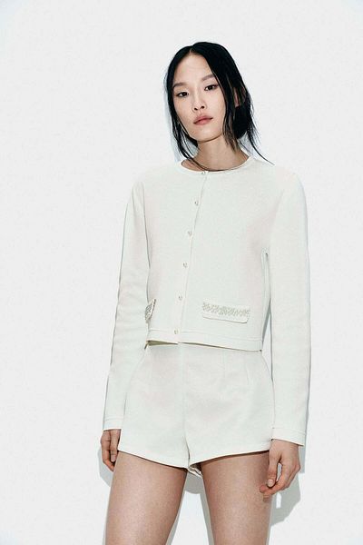 H&M Bead-embellished cardigan