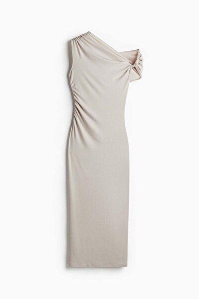 H&M Twist-detail one-shoulder dress