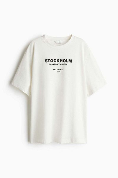 H&M Oversized printed T-shirt