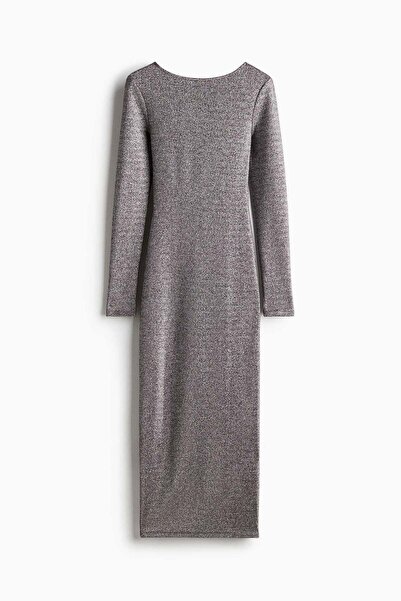 H&M Glittery scoop-back dress