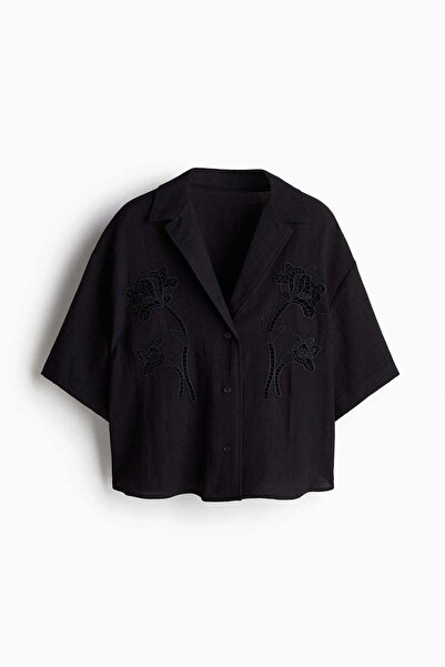 H&M Broderie anglaise shirt