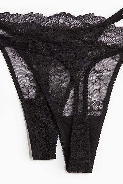 H&M 2-pack Lace Tanga Thong Briefs