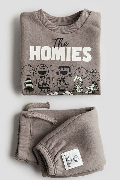 H&M 2-piece sweatshirt set