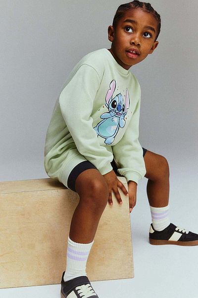 H&M Printed sweatshirt dress