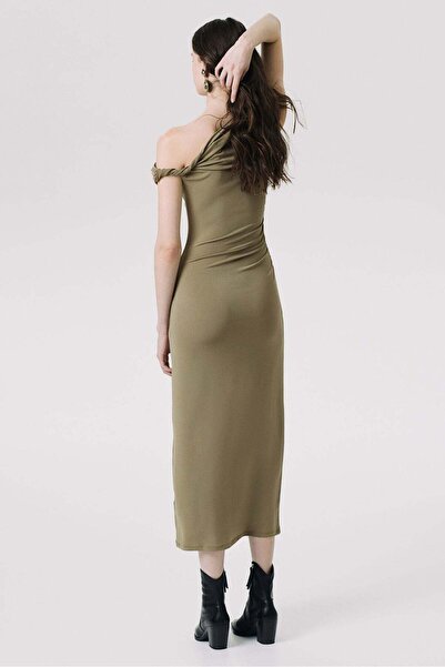 H&M Twist-detail one-shoulder dress