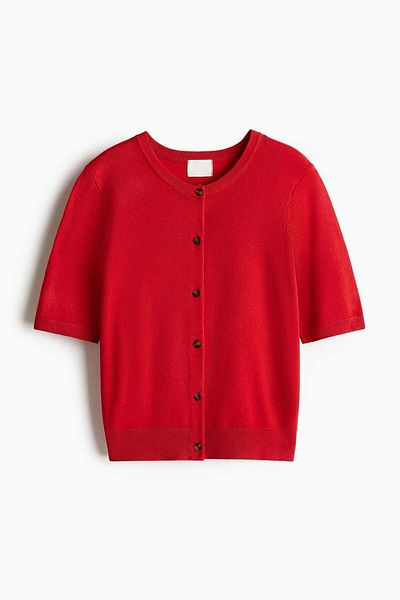 H&M Short-sleeved Cardigan