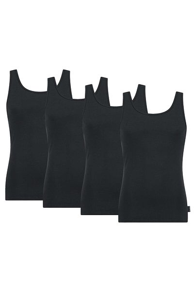 SLOGGI Herren Tank Top, 4er Pack - "24/7 SH 02 Vest", Unterhemd, Shirt, ärmellos