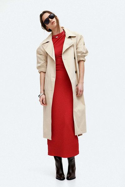 H&M Draped bodycon dress