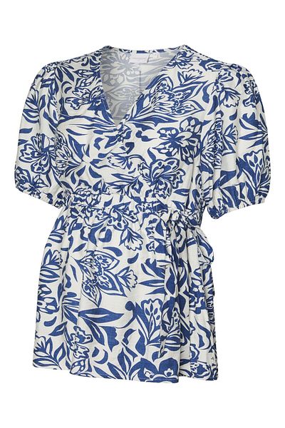 Mama Licious Bluse Normal geschnitten V-Ausschnitt Top