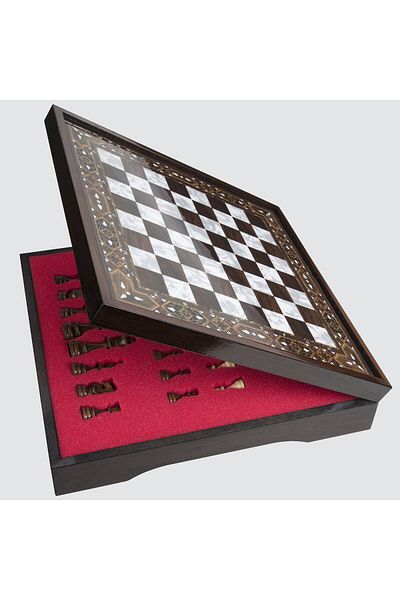Star Oyun Large Size Mother of Pearl Star Vip Chess Set - Star Home-03