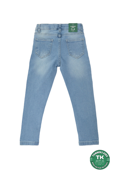 Tommiks Kids Girl's Pants with Stone Print