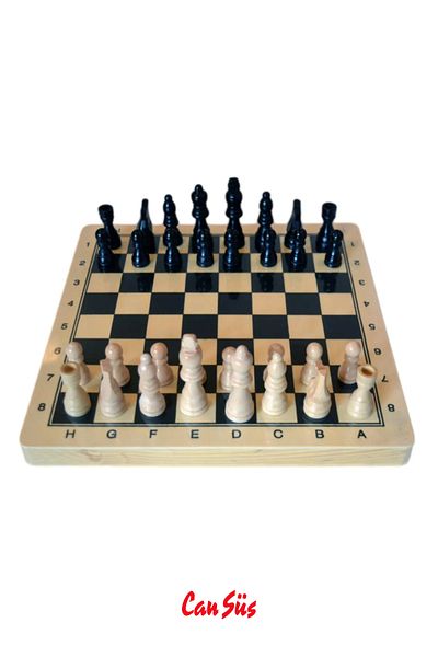 Cansüs Bamboo Chess Set 29cm