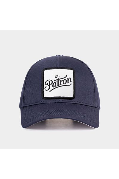 BlackBörk V1 Six El Patron Logo Navy Blue Baseball Cap