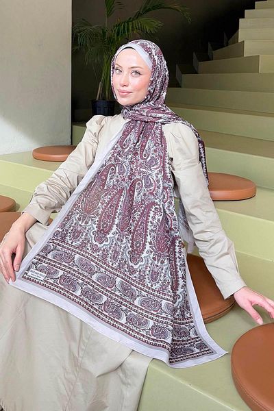 lamelif.com Piatră de șal moale cu model retro burgundă