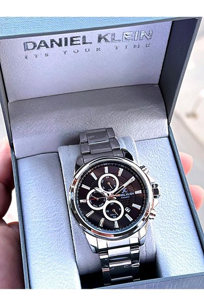Daniel Klein DK.1.13522.2 Daniel Klein Steel Band Internal Functions Active 30 Mt Waterproof Men's Wristwatch