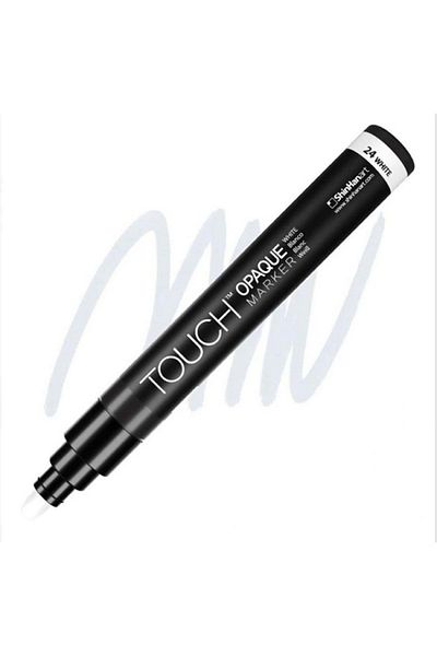 Touch 1.5-2.3mm Opaque Water Based Marker - Medium Pack White 24 - Sh 8610003 -2027