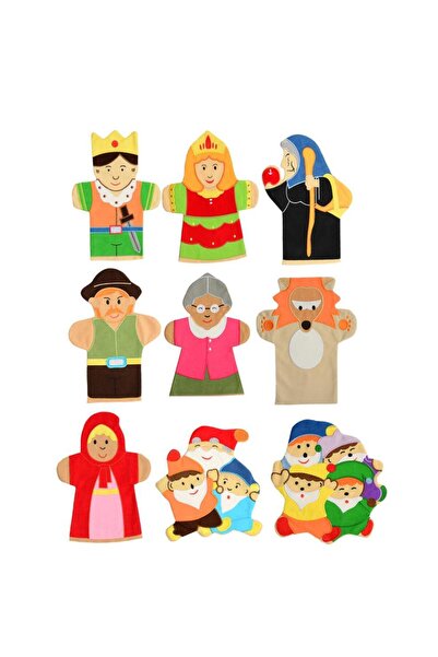 AnkiToys Masal Kahramanları Kukla Seti 9'lu