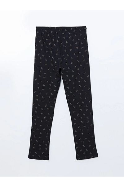 LC Waikiki Black Standard Fit Men's Pajama Bottom