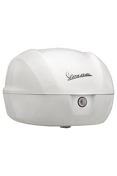 Vespa Primavera/Sprint Parlak Beyaz Top Case-Çanta 32LT (Bianco Innocente-Bio...