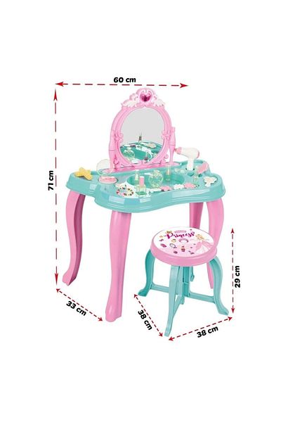 KdrElektronik Educational Magic Vanity Table Pink Fun & Stylish Toy for Kids