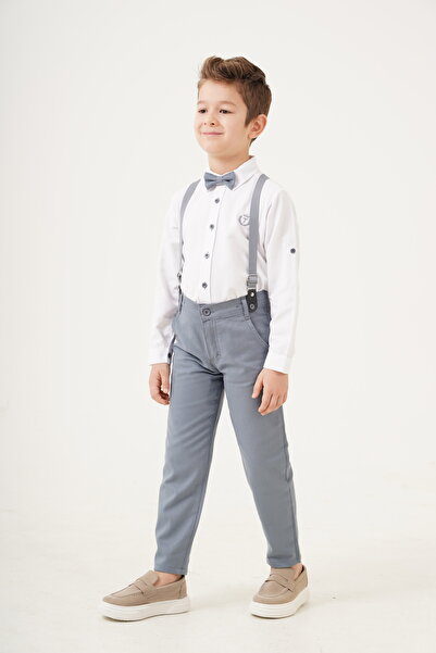 Esterella Boy / Suspenders And Bow Tie / Shirt Trousers / Boy's Suit