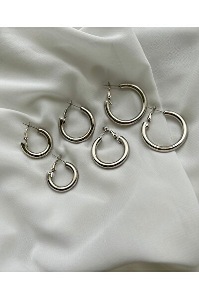 MRK Kadın 6lı Halka Küpe Set