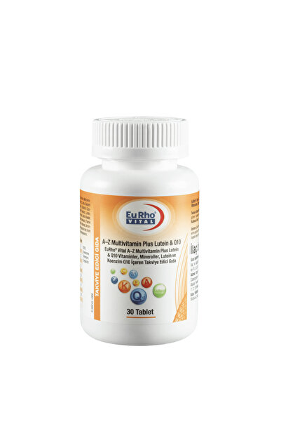 Eurho Vital A-Z Multivitamin Plus Lutein&Q10 -Takviye Edici Gıda