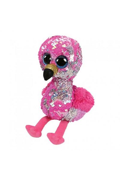 TY Flippables Sequin Plush - Pinky the Flamingo 10inch 36437