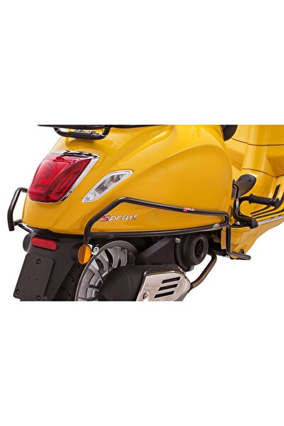 Vespa Primavera/Sprint Arka Yan Koruma Demiri *Parlak Siyah* (2014- ) / FACO