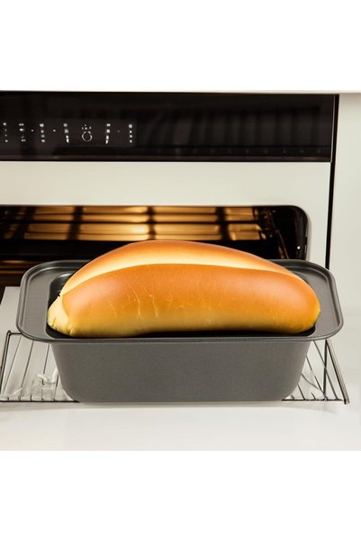 mastergold Carbon Steel Rectangular Baking Mold (20cm * 11.4cm) with Non-Stick Coating High Quality