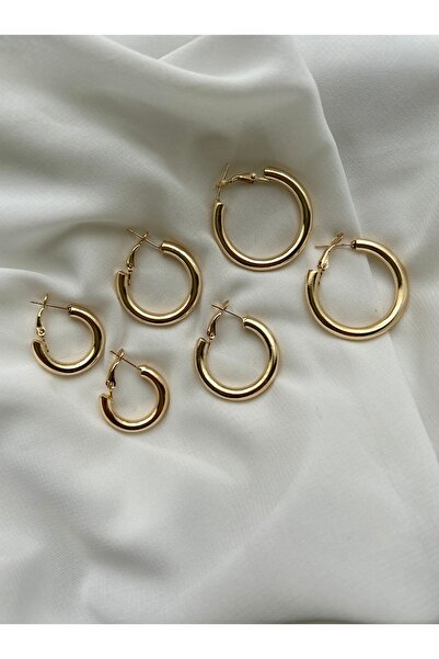 MRK Kadın 6lı Halka Küpe Set