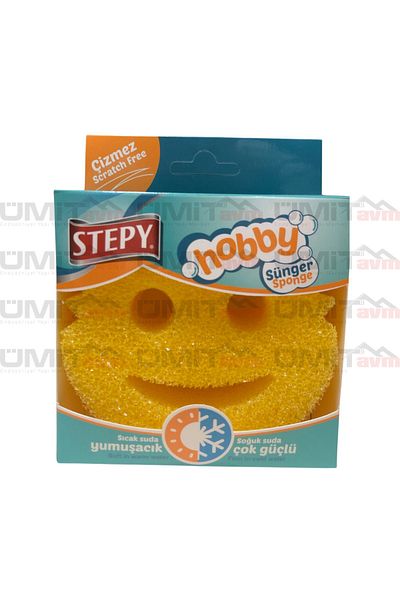 3A GRUP Stepy Smiling Face Special Dish Sponge – Durable, Ergonomic and Double-Sided Cleaning