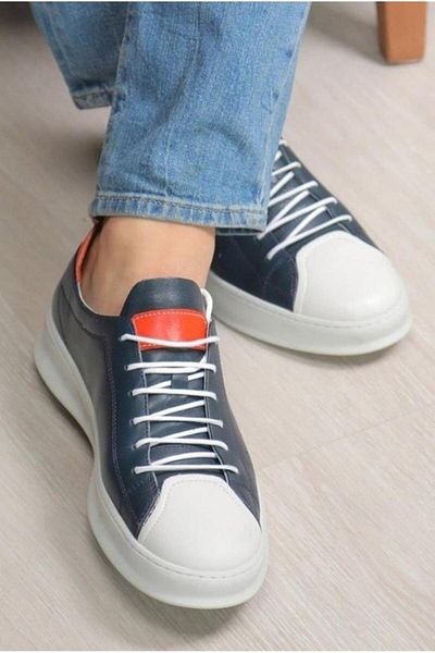 JAMES FRANCO Jf-5580 Men's Genuine Soft Leather Premium Sneaker Shoes