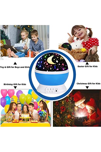 HONGID Night Lights for Kids, Star Light Projector Kids Room, Glow in The Dark Stars