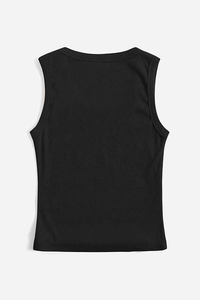 Merry See Πολύχρωμο Γυναικείο Crop Top - Αμάνικη Μπλούζα