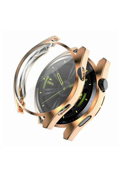 Techmaster Huawei Watch Gt3 46mm Silikon Kapak Kılıf Ekran Koruyucu