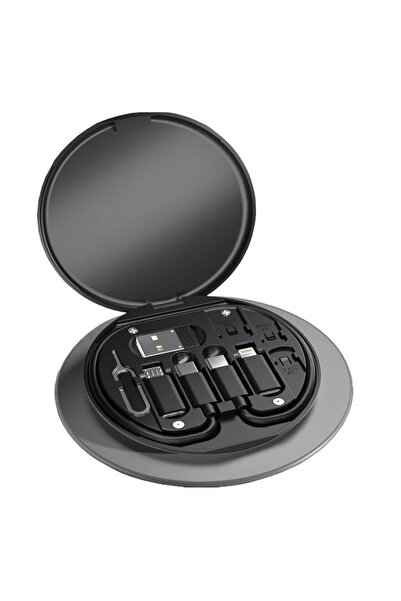 Techmaster Type-c Iphone Usb Şarj Kablosu 60w Destekli Seyahat Kablo Seti