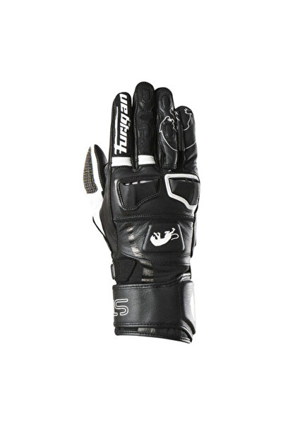 Furygan STYG15 Deri Motosiklet Yarış Eldiveni Siyah Beyaz