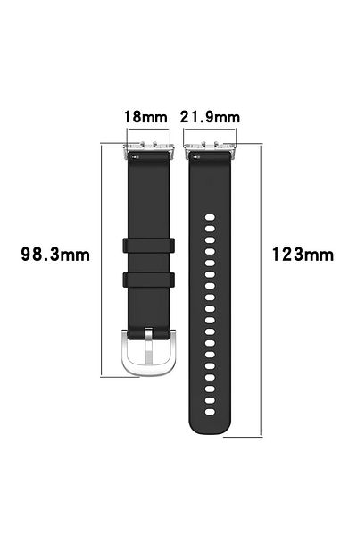 Techmaster حزام سيليكون متوافق مع هاتف Samsung Galaxy Fit 3 R390