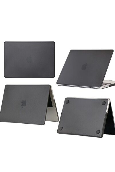 Techmaster Apple Macbook Air M2 2023 15 inç A2941 Uyumlu Anti Finger Print Kapak Kılıf