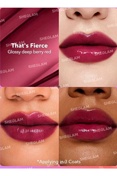 SHEGLAM IŞILTILI RUJ, MİRROR KİSS HİGH-SHİNE LİPSTİCK