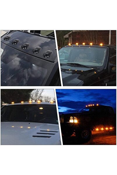 Techmaster 5li Set 16 Ledli Universal Pick Up 4x4 Araç Üstü Park Sis Lambası