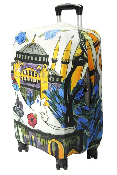MY SARACİYE Case for Suitcase (My # 121 Ayasofya / Hagia Sophia Cat)