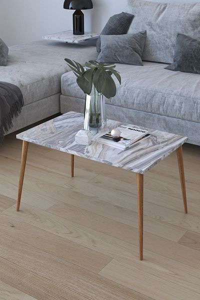 HOMS Paco Homs Coffee Table 72 x 45 x 42 cm, Marbled