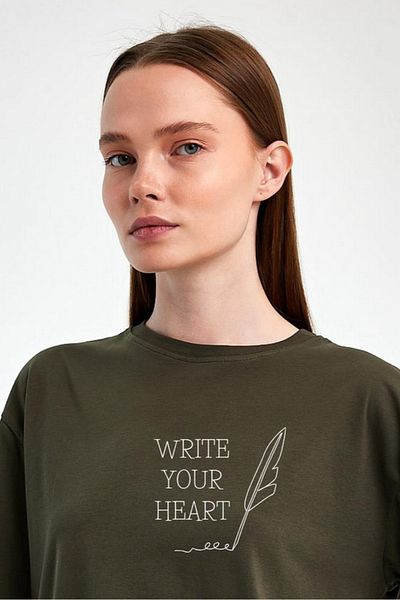 FİHA Unisex Oversize εμπριμέ Zero Aka T-Shirt