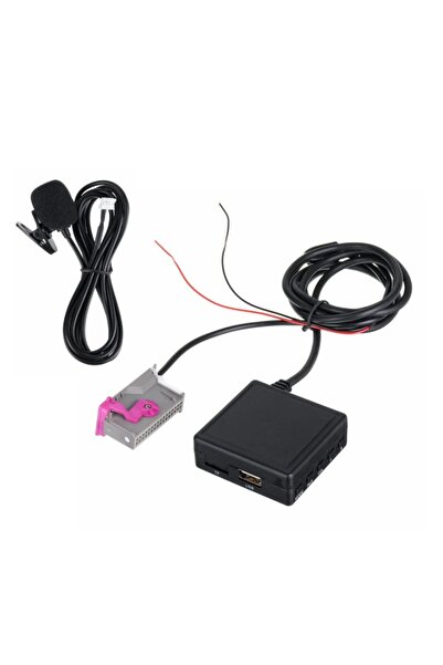 Techmaster Audi A3 A4 A6 Tt R8 A8 Gallardo 5.0 Mikrofonlu Aux Adaptörü Sku4 Usb Tf Kart Girişi